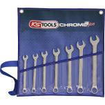 KS Tools Kit de chaves combinadas CHROMEplus, anguladas, 7 peças Polegadas 518.3020
