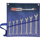 KS Tools Kit de chaves combinadas CHROMEplus, anguladas, 7 peças Polegadas 518.3020 Miniatura