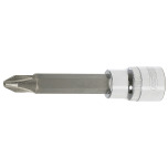 KS Tools Ponta de chave de caixa de bits CHROMEplus 1/2, comprida, PH4 918.1756