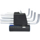 KS Tools Kit de chaves Allen com sextavado interior 3 em 1, 10 peças compridas, polegadas 920.2150 Miniatura