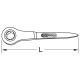 KS Tools Roquete de construção BRONZEplus, sextavado, com ponta de centragem 27 mm  963.1111 Miniatura