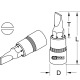 KS Tools Ponta de chave de caixa de bits BRONZEplus 1/2 4 mm 963.1292 Miniatura