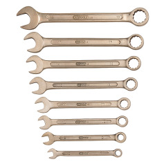 KS Tools Kit de chaves combinadas BRONZEplus anguladas polegadas 12 peças 963.7343