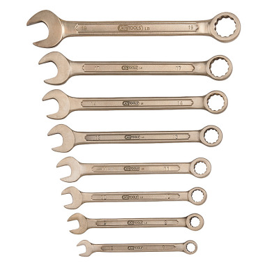 KS Tools Kit de chaves combinadas BRONZEplus anguladas polegadas 12 peças 963.7343