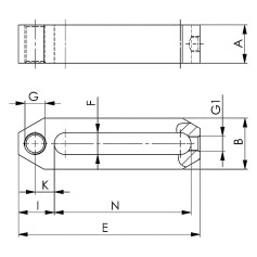 AMF Elemento de fixação pull-down No.6489 13-60 375683