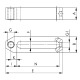 AMF Elemento de fixação pull-down No.6489 13-60 375683 Miniatura