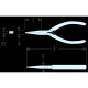 FACOM Flachzange ESD schlanke Backen 431.LE Miniatura