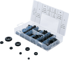 BGS Conjunto de anilhas de borracha | Tamanhos em polegadas | 180 pçs. 8112