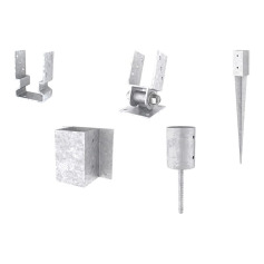 Holz Technic Wood Technic M20 U-POST SUPPORT COM PLACA DE BASE 121X50 H=200 M30120