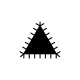BAHCO Lima de serra triangular, com cabo, 150 x 12,0 mm, corte 2 4-183-06-2-2 Miniatura