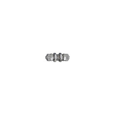 Riegler Skottskruvanslutning M16x1,0, för slang 12/10 mm, förnicklad mässing. 110528