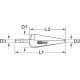 KS Tools HSS-TiN plåtskalborr-bit, ø 5-20mm 336.0033 Miniatyrbild
