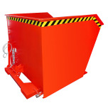 BAUER Flistippcontainer GU-E 2000, målad, eldröd 4479-45-0000-3000