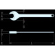 FACOM Einfache Maulschluessel 46 mm 45.46 Miniatyrbild